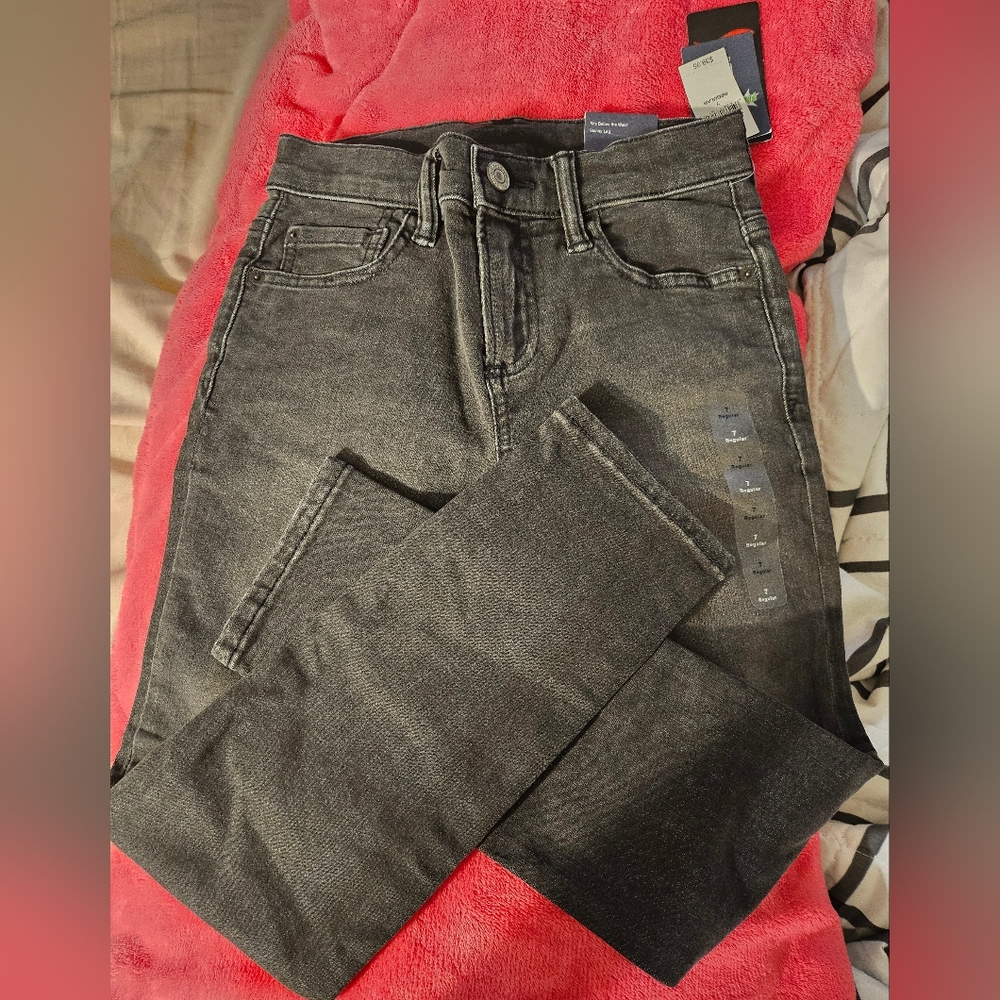 Gap Kids‎ Skinny Stretch Black Jeans Boys Size 7 Regular NWT
